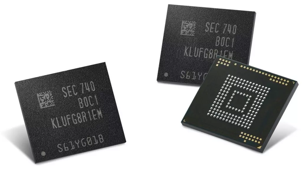 Samsung начинает производство памяти 512 GB eUFS для смартфонов