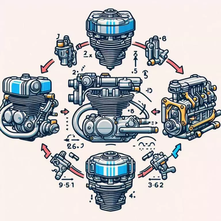 Как визуально отличить двухтактный двигатель от четырехтактного: Четырехтактный подвесной лодочный мотор