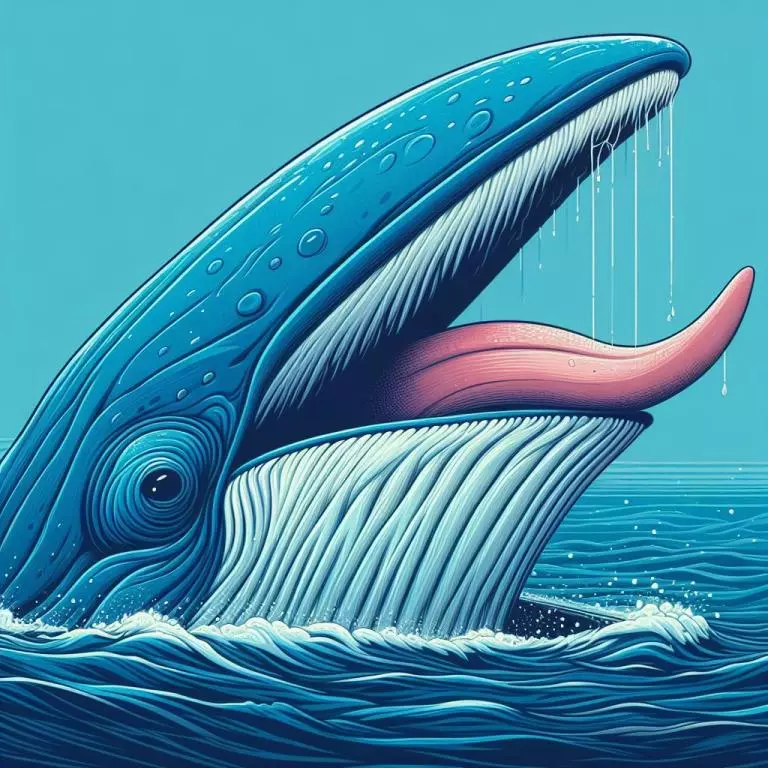 Размер языка у синего кита: Синий кит: описание
