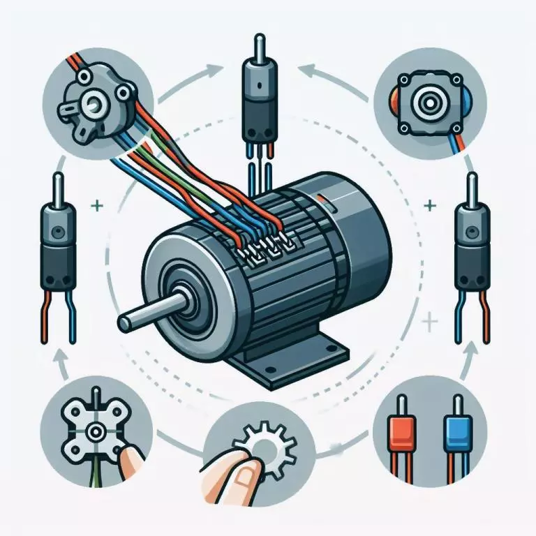 Как подсоединить двигатель с 4 проводами: Подключение двигателя с 4 проводами