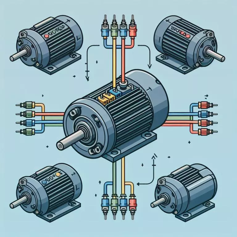 Как подключить двигатель 220 с четырьмя выводами: Схемы подключения