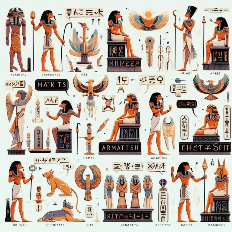 Фразы на древнеегипетском языке: Мастерок.жж.рф