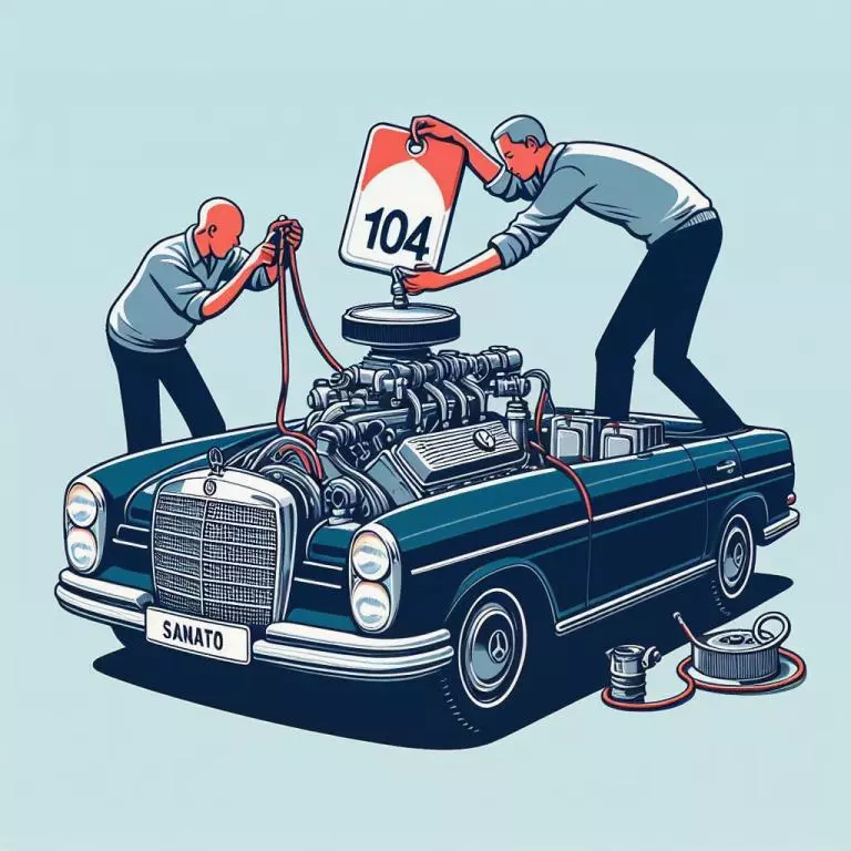 Как выставить метки на 104 двигателе мерседес: Проверка фаз газораспределения Mercedes-Benz W140